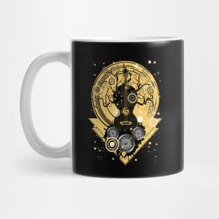 Guitar tree retro music design Mug